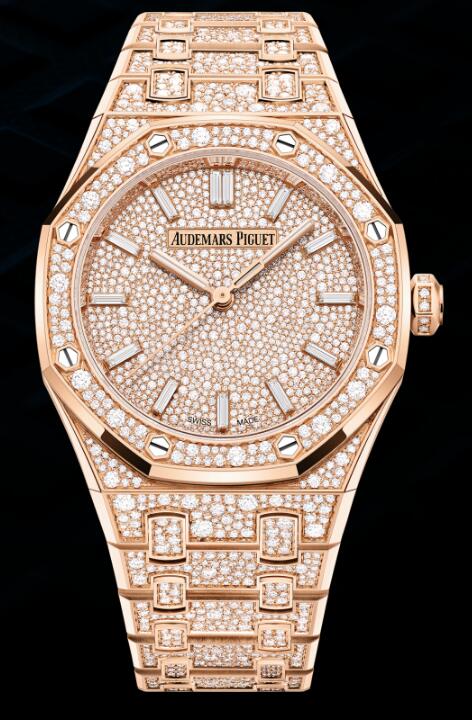 Audemars Piguet Replica Watch Royal Oak Selfwinding 34 Pink Gold 77452OR.ZZ.1365OR.01
